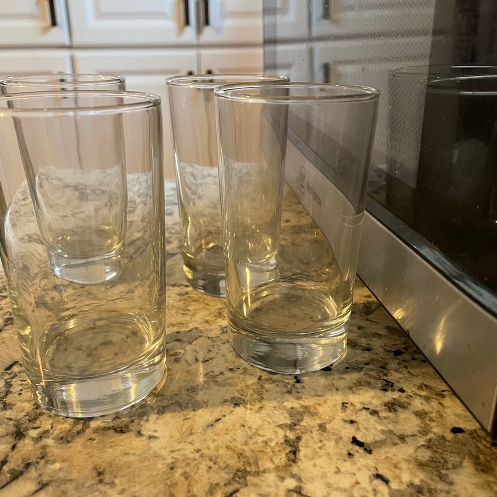 7oz Clear Glasses